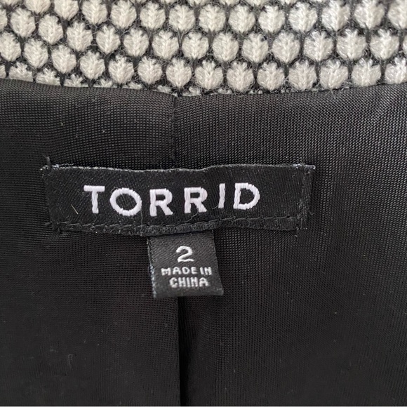 Torrid Cropped Moto Style Jacket - Picture 4 of 8